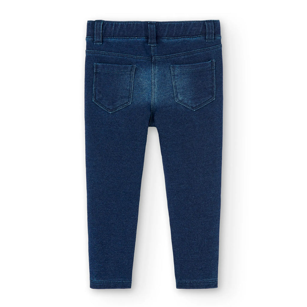 Pantaloni elasticizzati denim per bimba