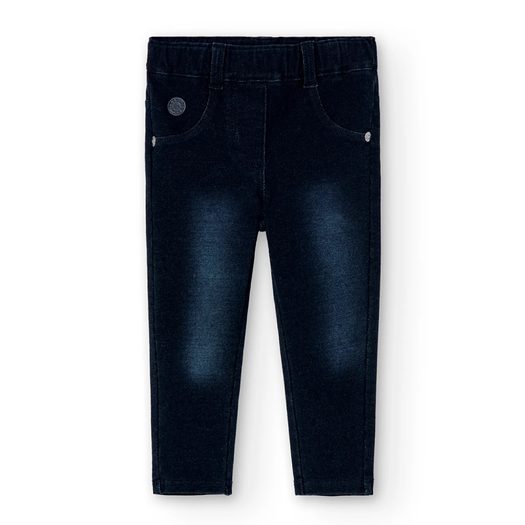 Pantaloni elasticizzati denim per bimba