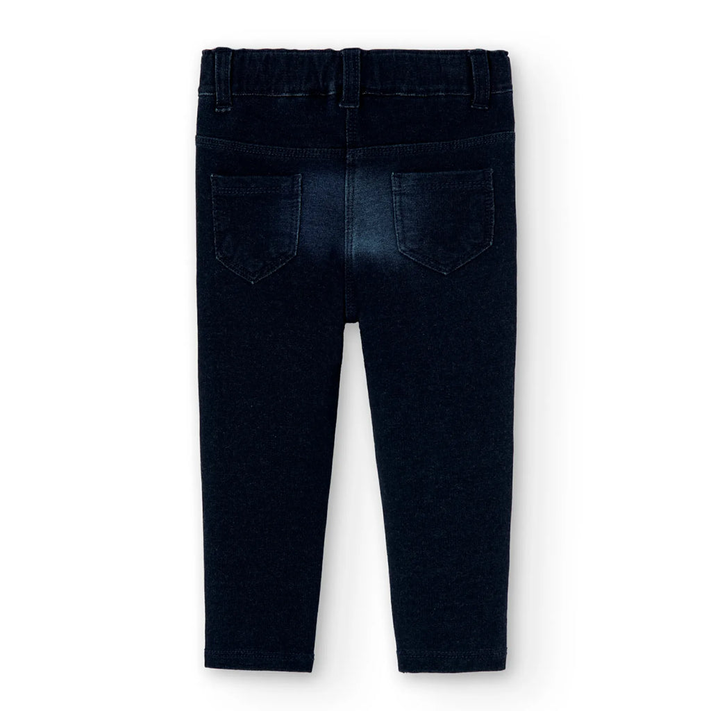 Pantaloni elasticizzati denim per bimba