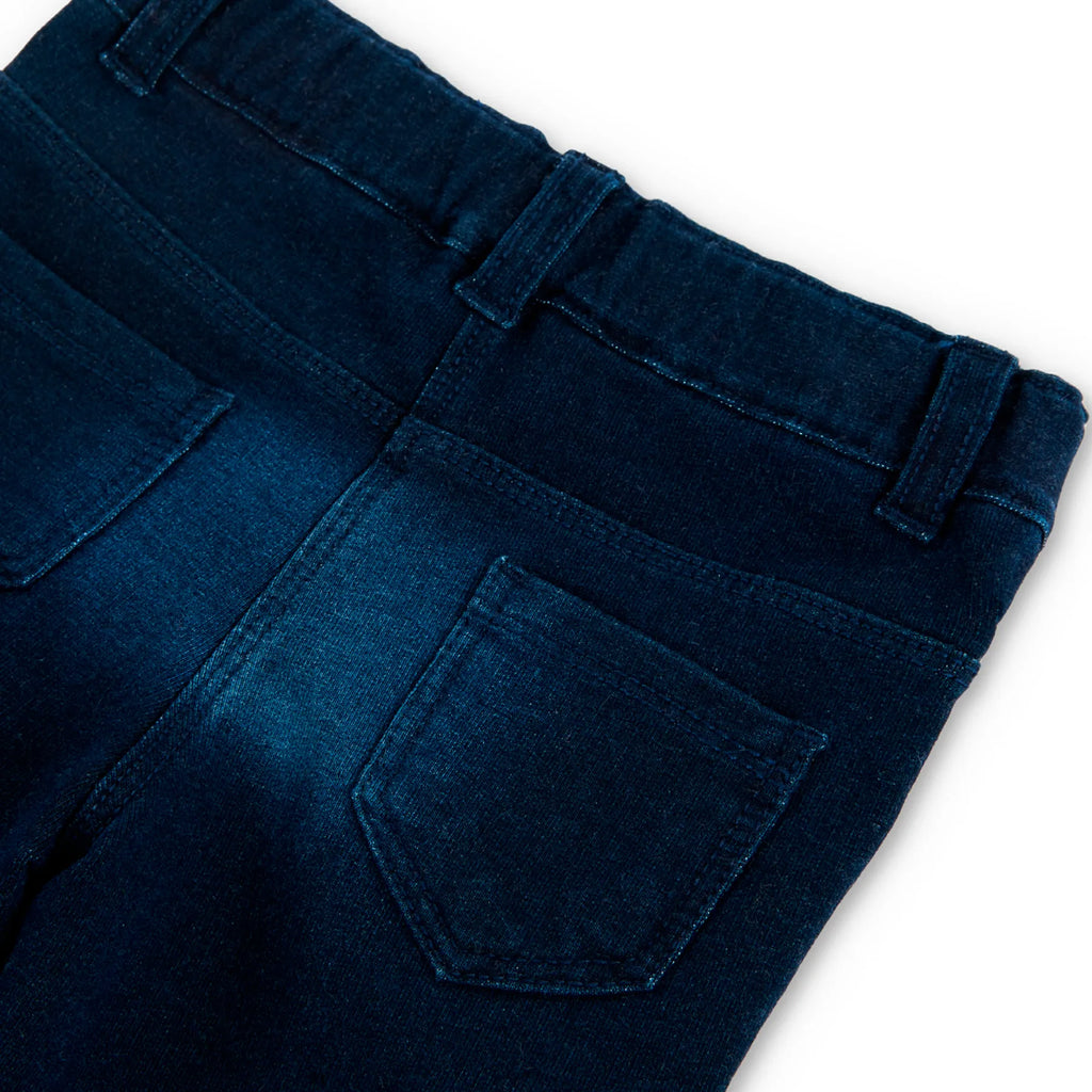Pantaloni elasticizzati denim per bimba