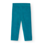 Leggings velluto blu scuro