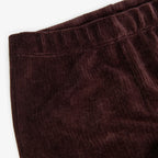 Leggings velluto blu scuro
