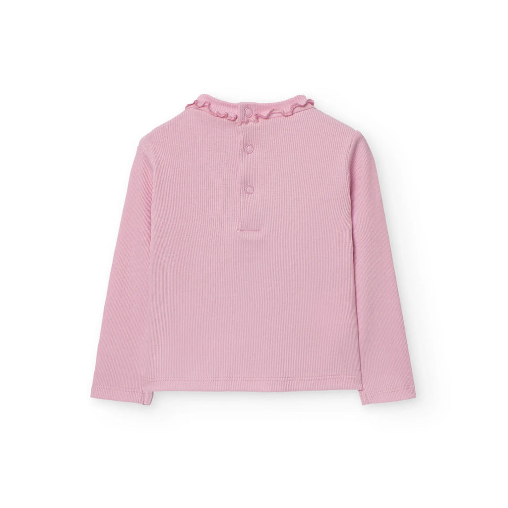 T-shirt cotone mezzo collo