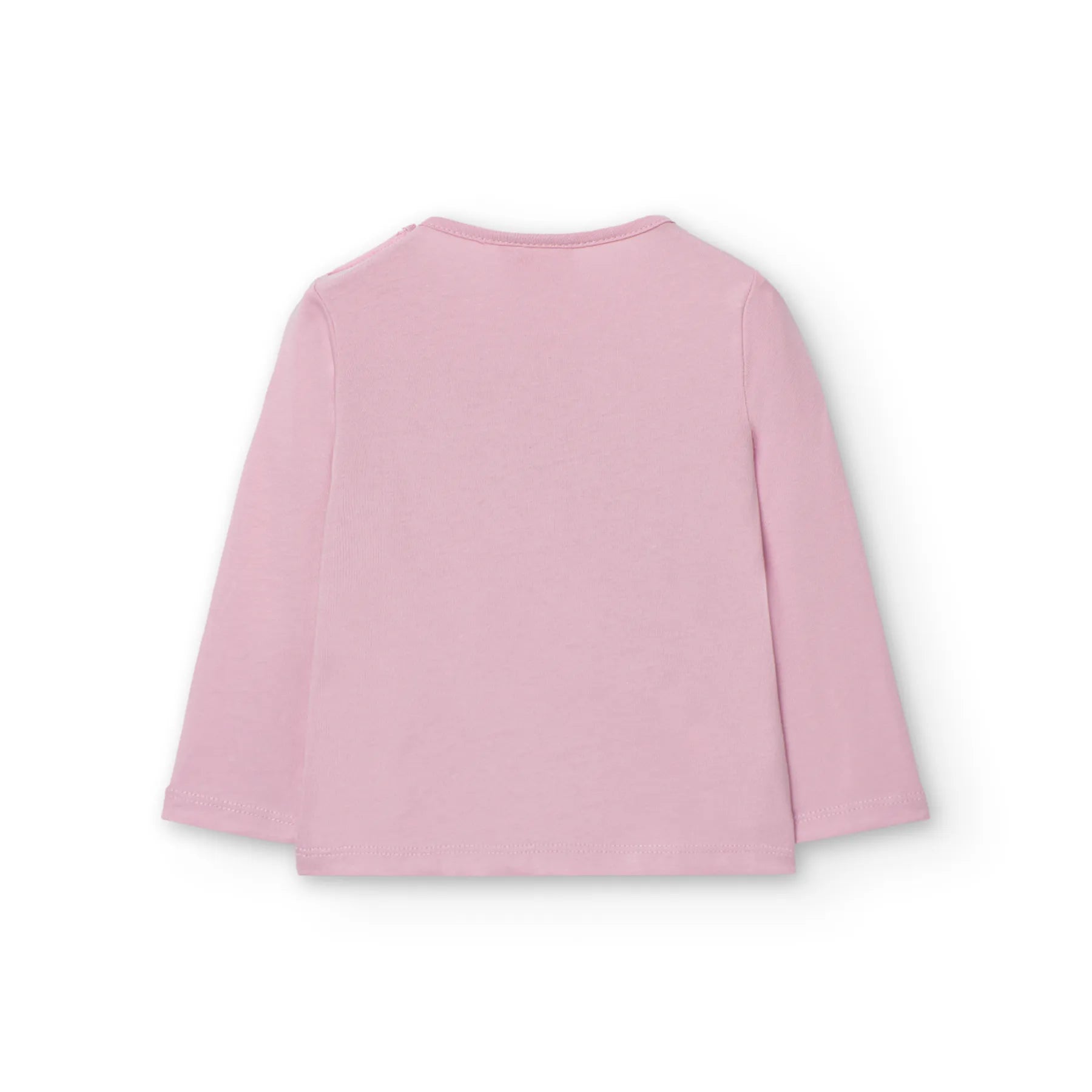 T-shirt manica lunga stampa fronte bianca