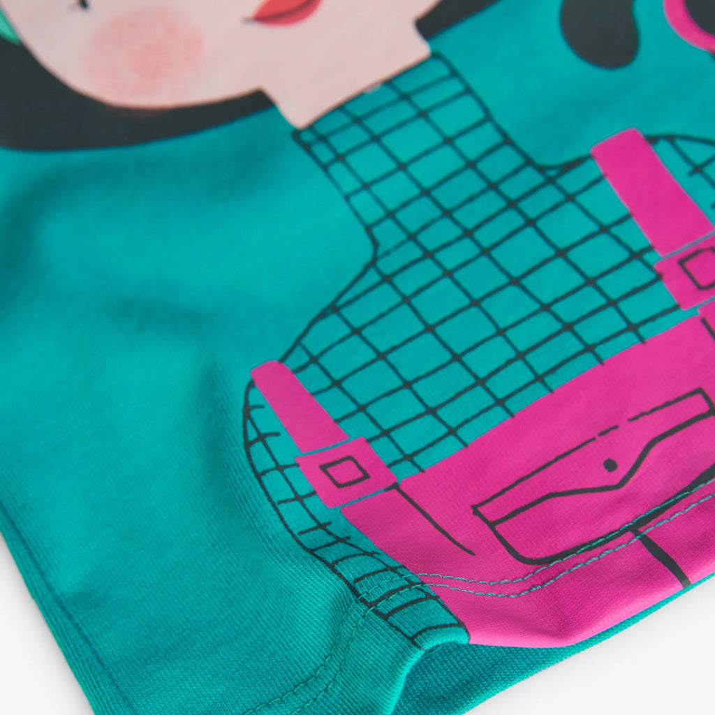 T-shirt manica lunga stampa fronte bianca