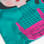T-shirt manica lunga stampa fronte bianca
