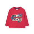 T-shirt manica lunga ‘make great choice’
