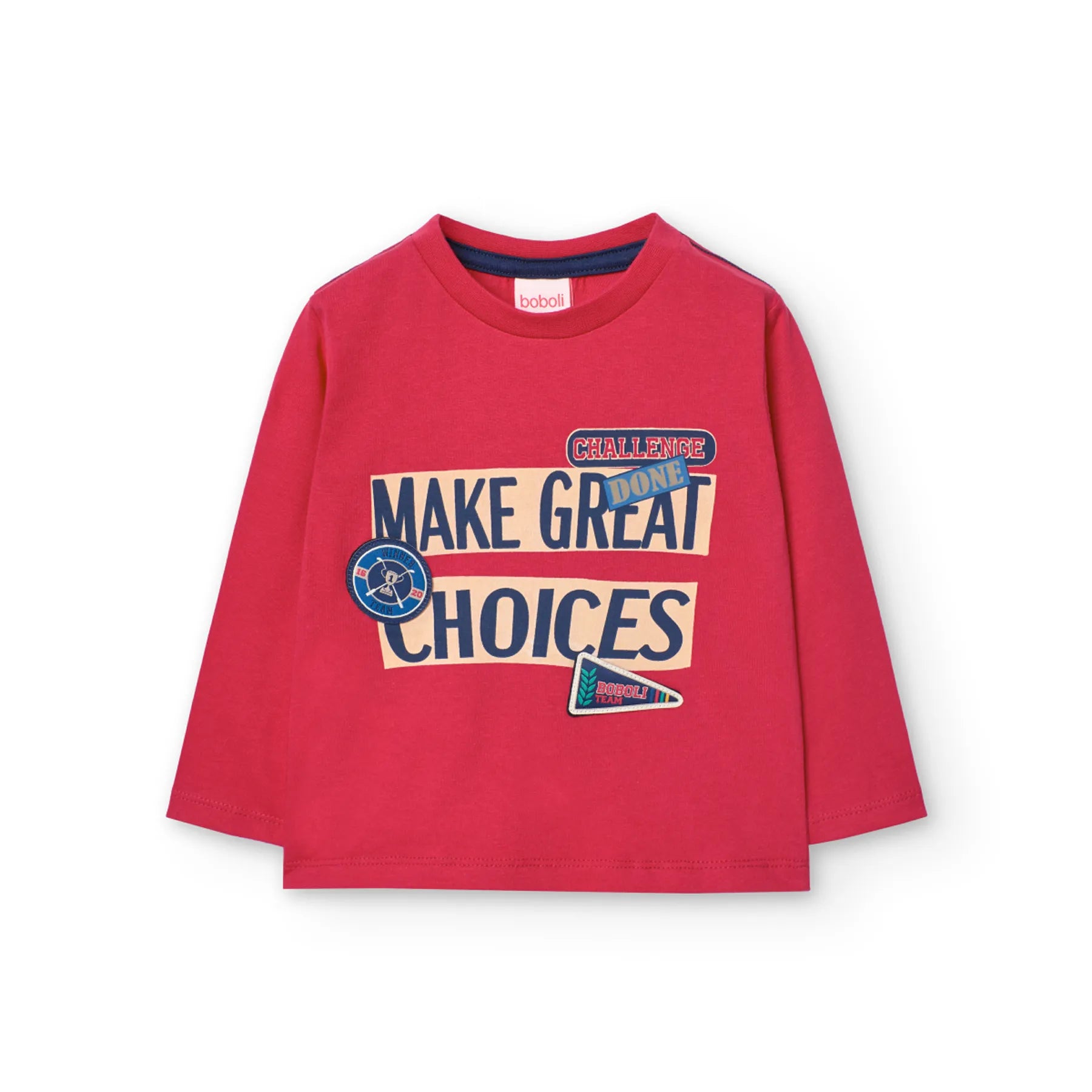 T-shirt manica lunga ‘make great choice’