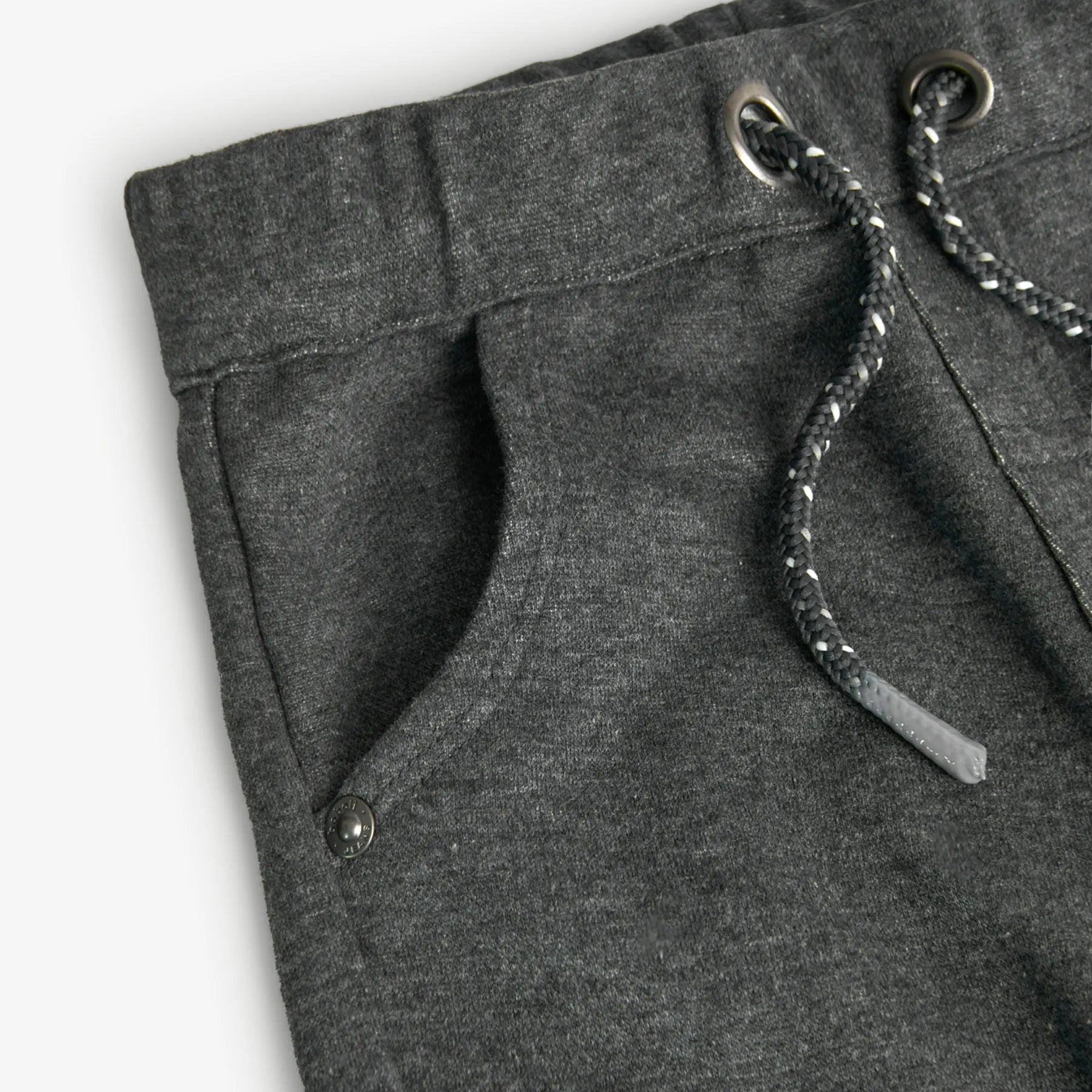 Pantaloni per bimbo con tasconi antracite