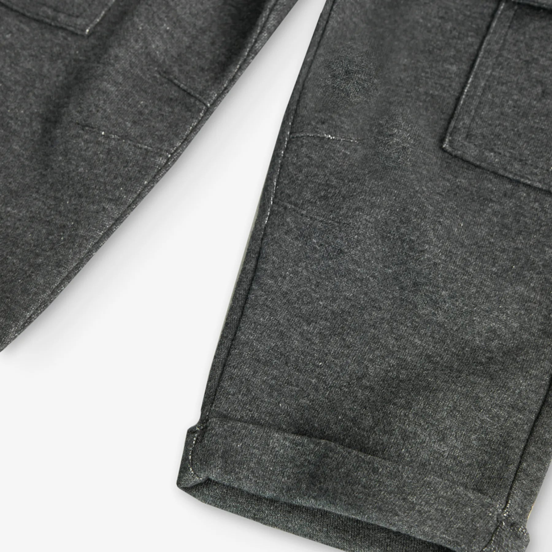Pantaloni per bimbo con tasconi antracite