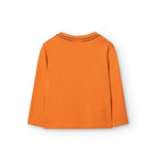 T-shirt manica lunga caramello