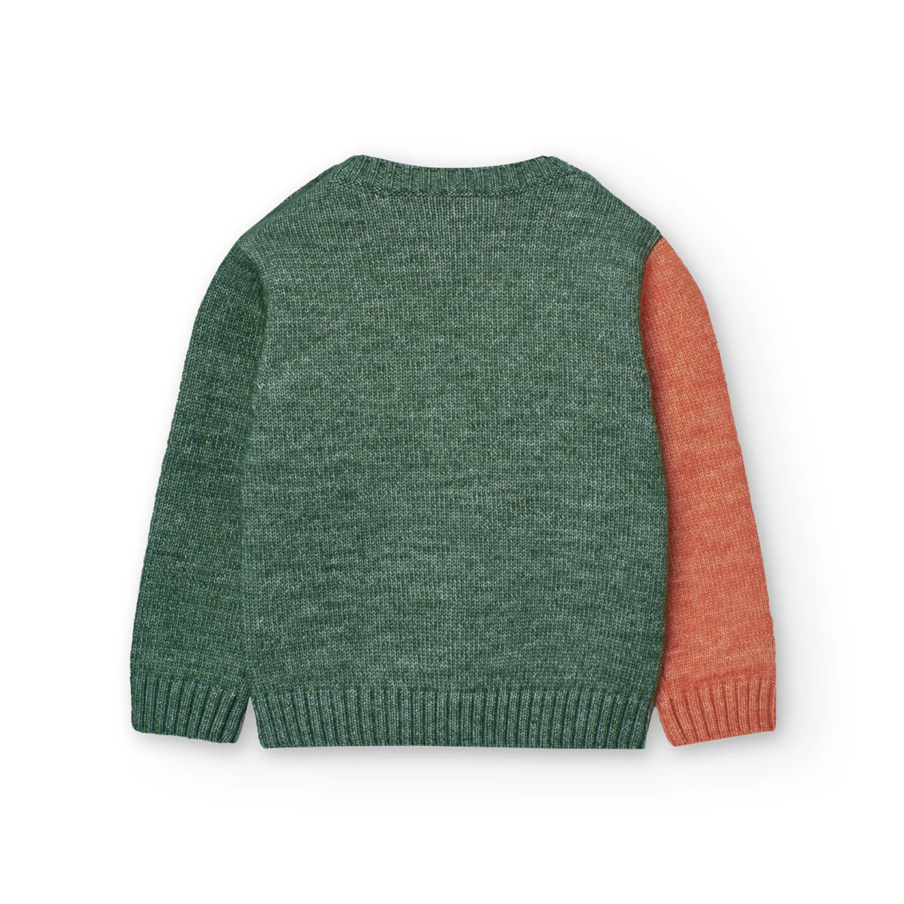 Maglione con orso verde bosco