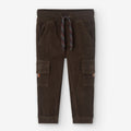 Pantaloni velluto per bimbo tastoni marrone