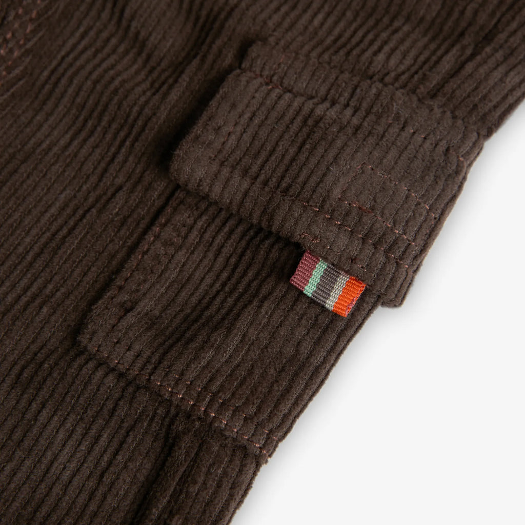 Pantaloni velluto per bimbo tastoni marrone
