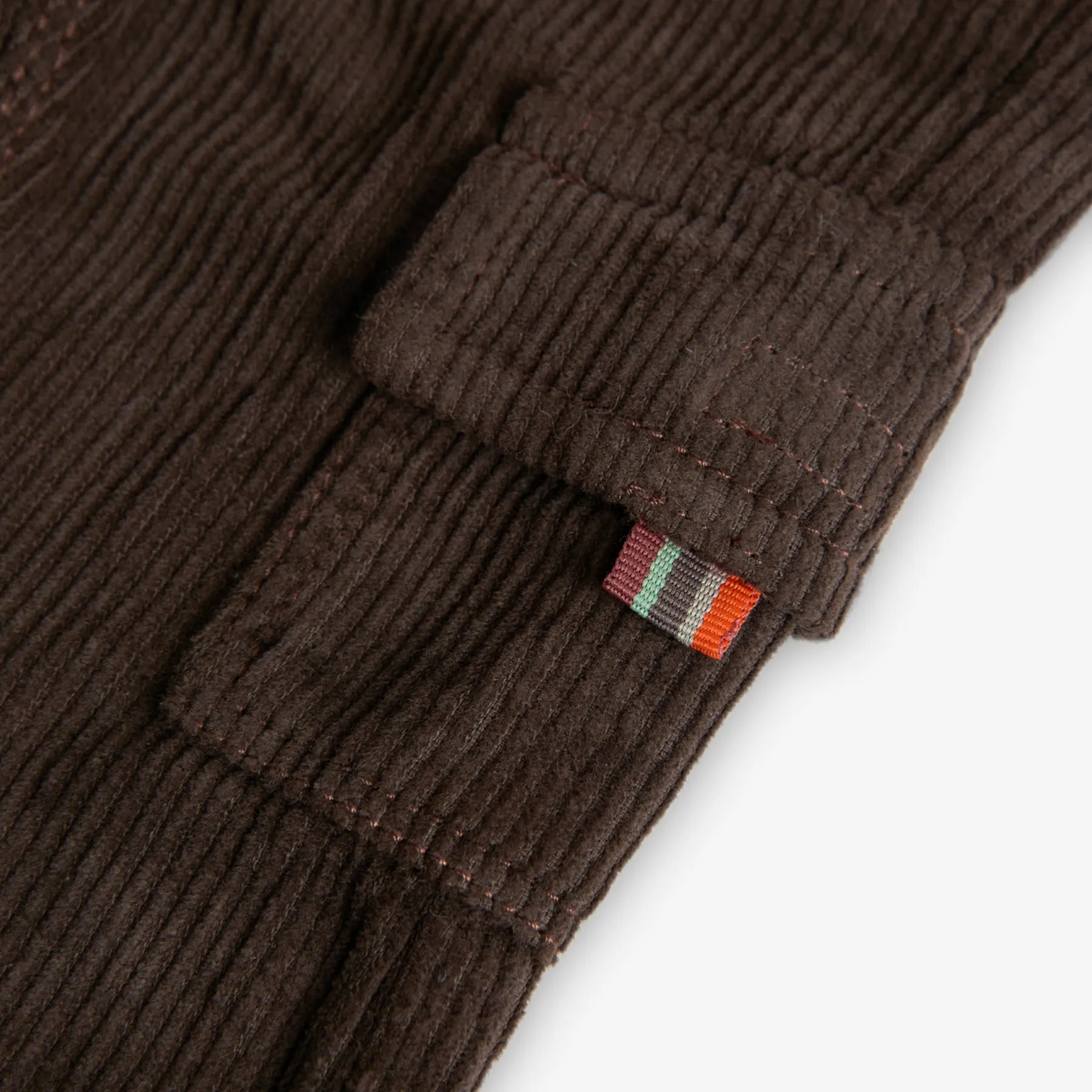 Pantaloni velluto per bimbo tastoni marrone