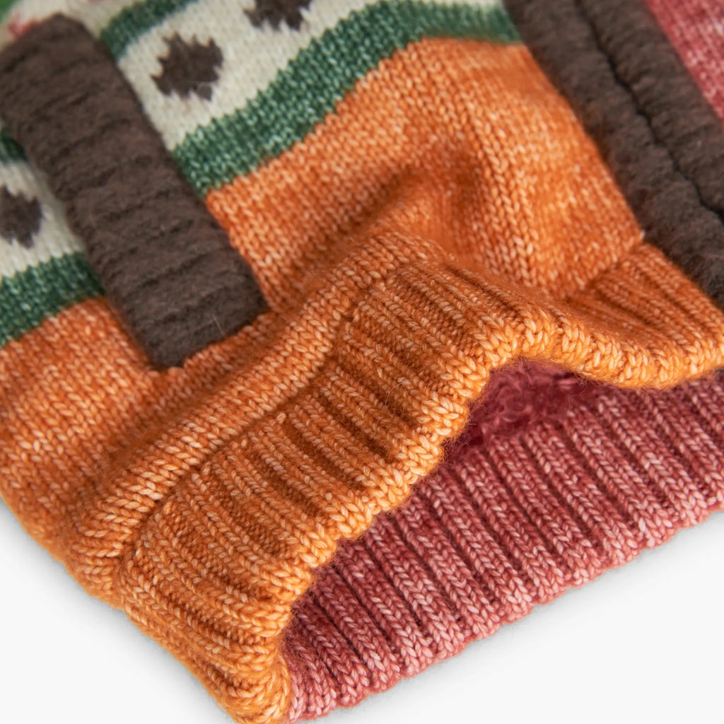 Cardigan con cerniera e cappuccio staccabile