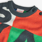Maglione girocollo antracite bimbo