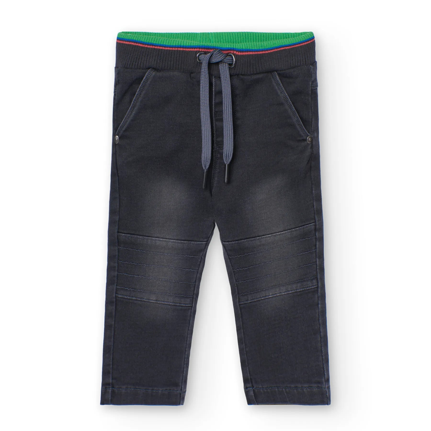 Pantaloni jeans per bimbo nero
