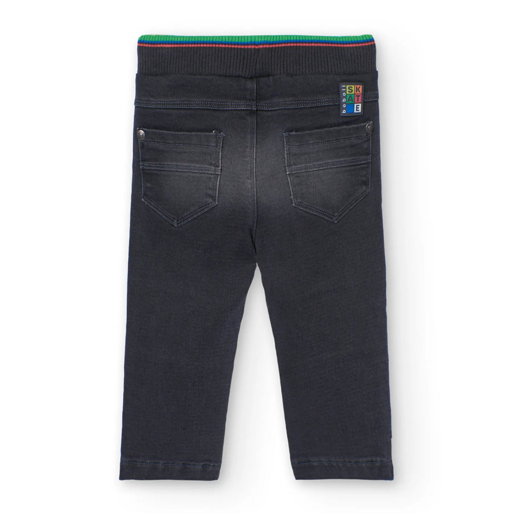 Pantaloni jeans per bimbo nero