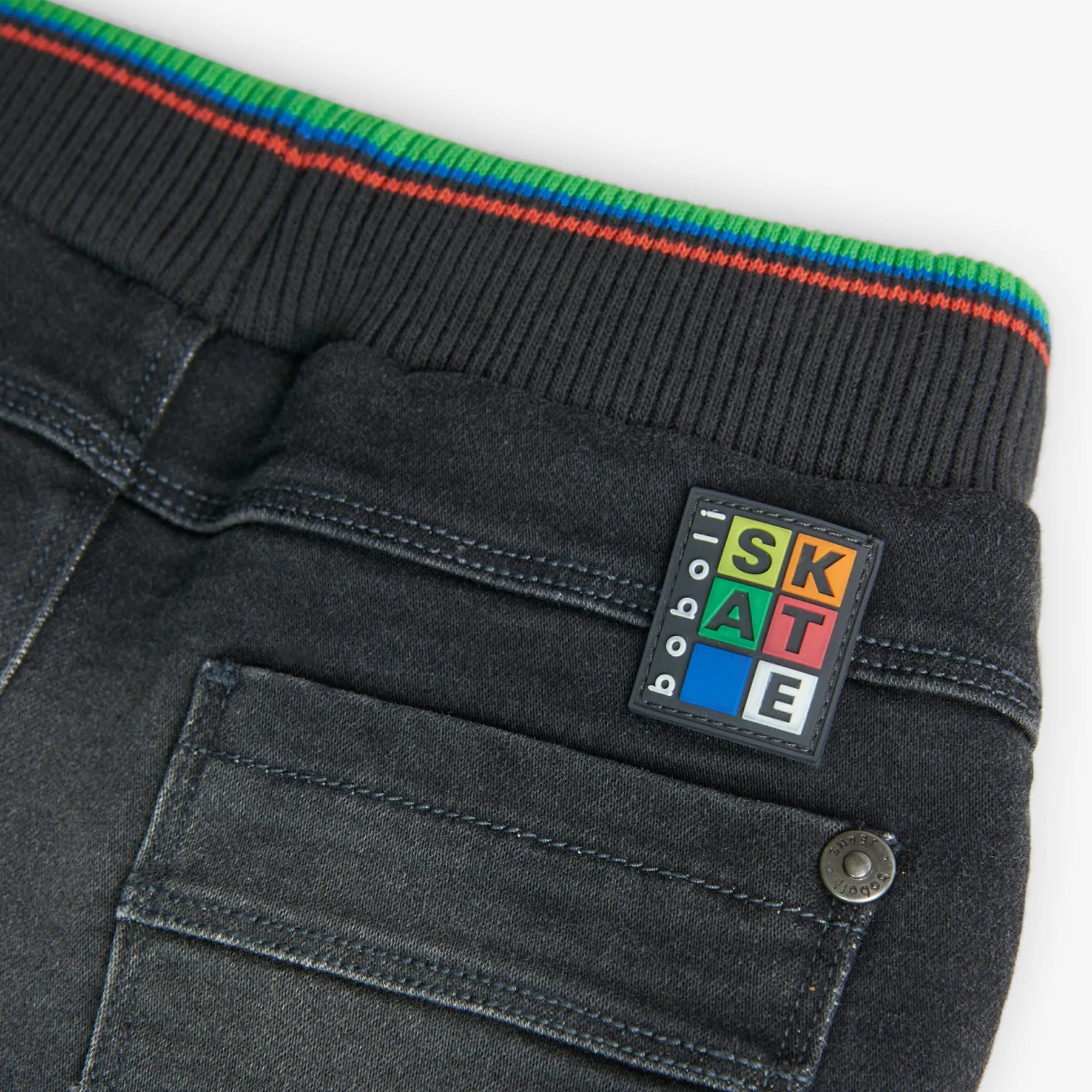 Pantaloni jeans per bimbo nero