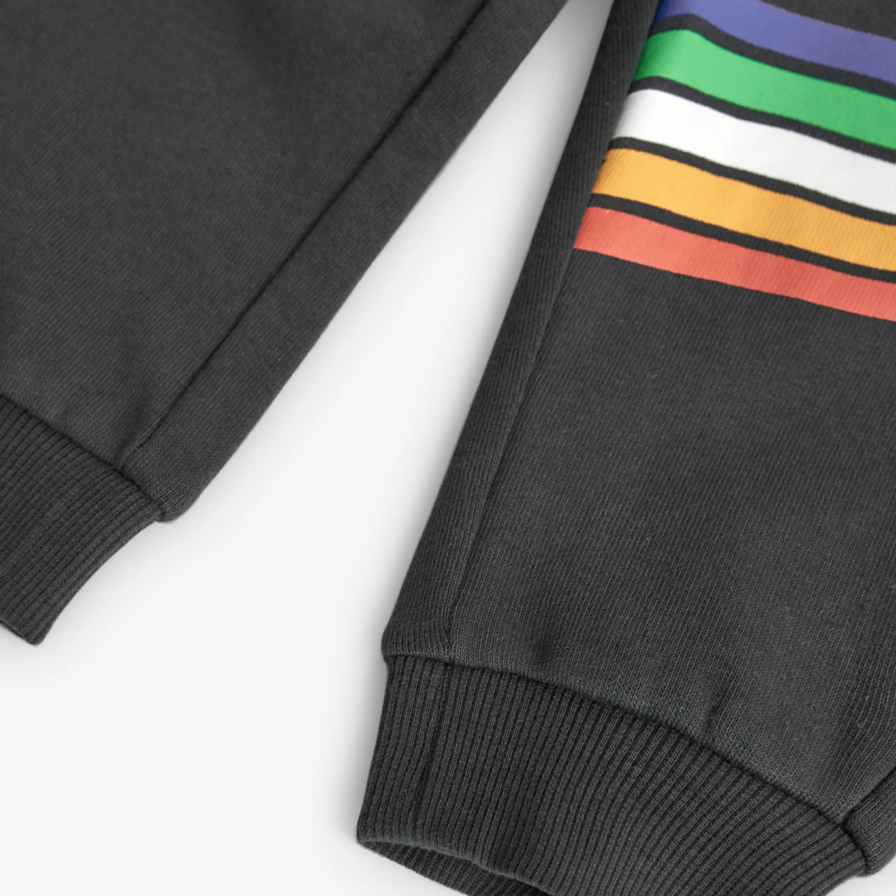 Pantaloni tuta con applicazioni colorate antracite