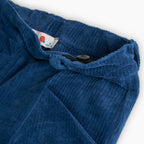 Pantaloni velluto a palazzo blu ragazza