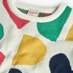 Maglione stampa cuore ragazza
