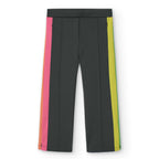 Pantaloni tuta linea dritta righe colorate