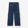 Pantaloni jeans con tasconi gamba dritta