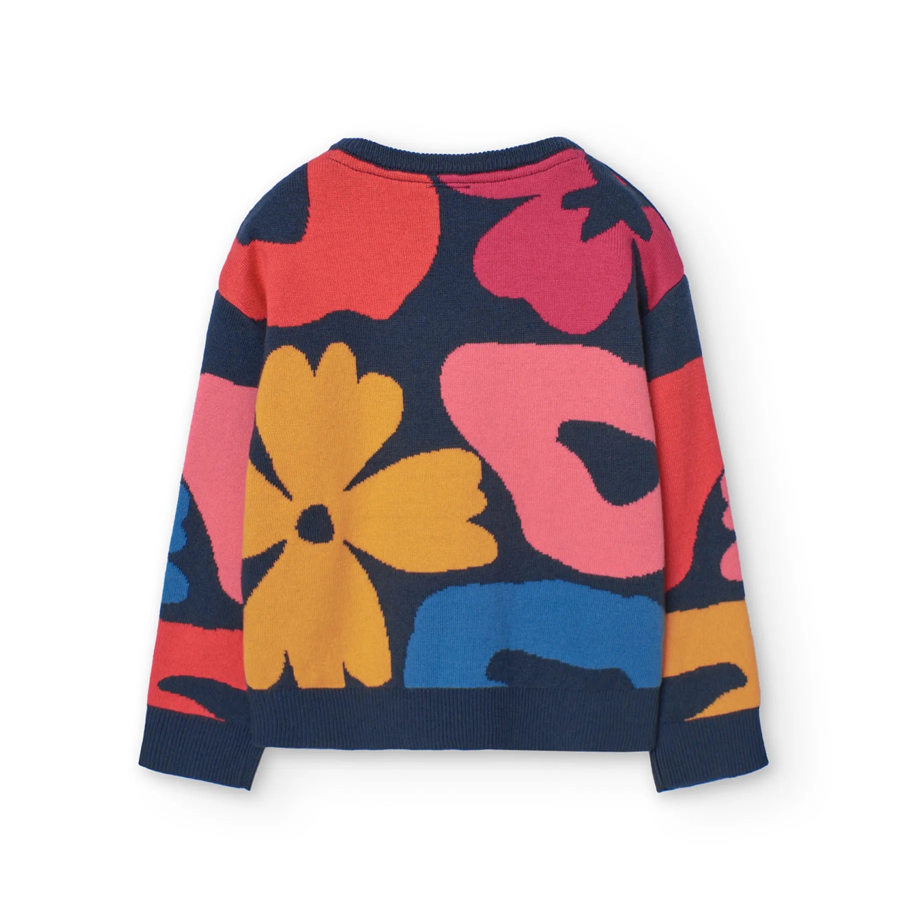 Maglione maglieria stampa fiori per ragazza
