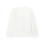 T-shirt manica lunga jersey ragazza gatto
