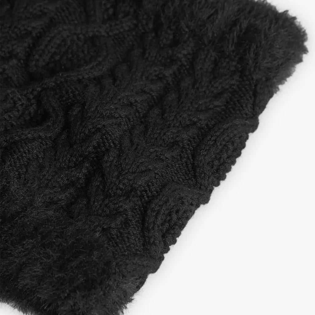 Scaldacollo trecce bambina nero