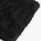 Scaldacollo trecce bambina nero