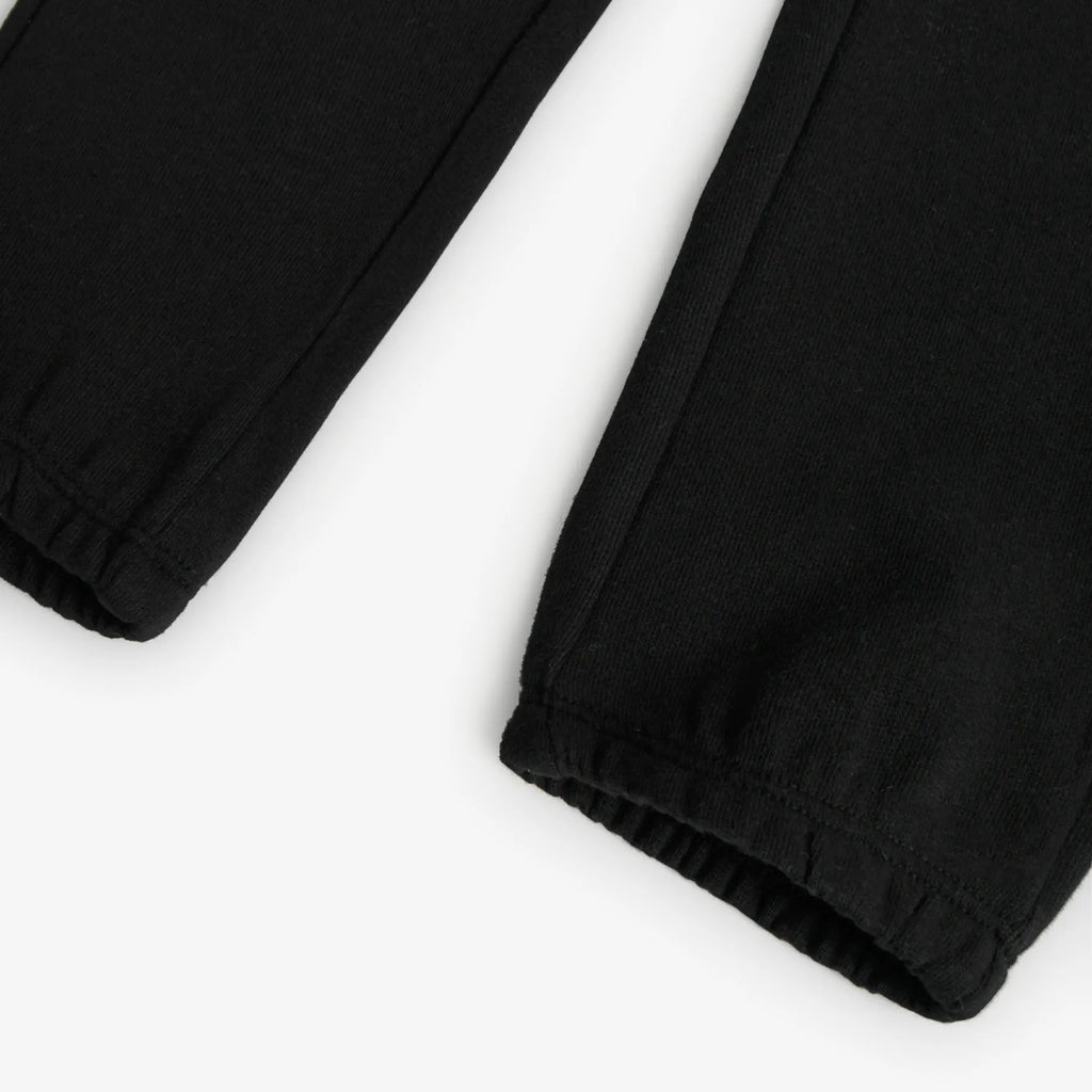 Pantaloni tuta 100% cotone per ragazzo nero