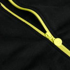 Felpa con cappuccio nera interno fluo
