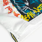 T-shirt manica lunga ragazzo stampa fronte bianca