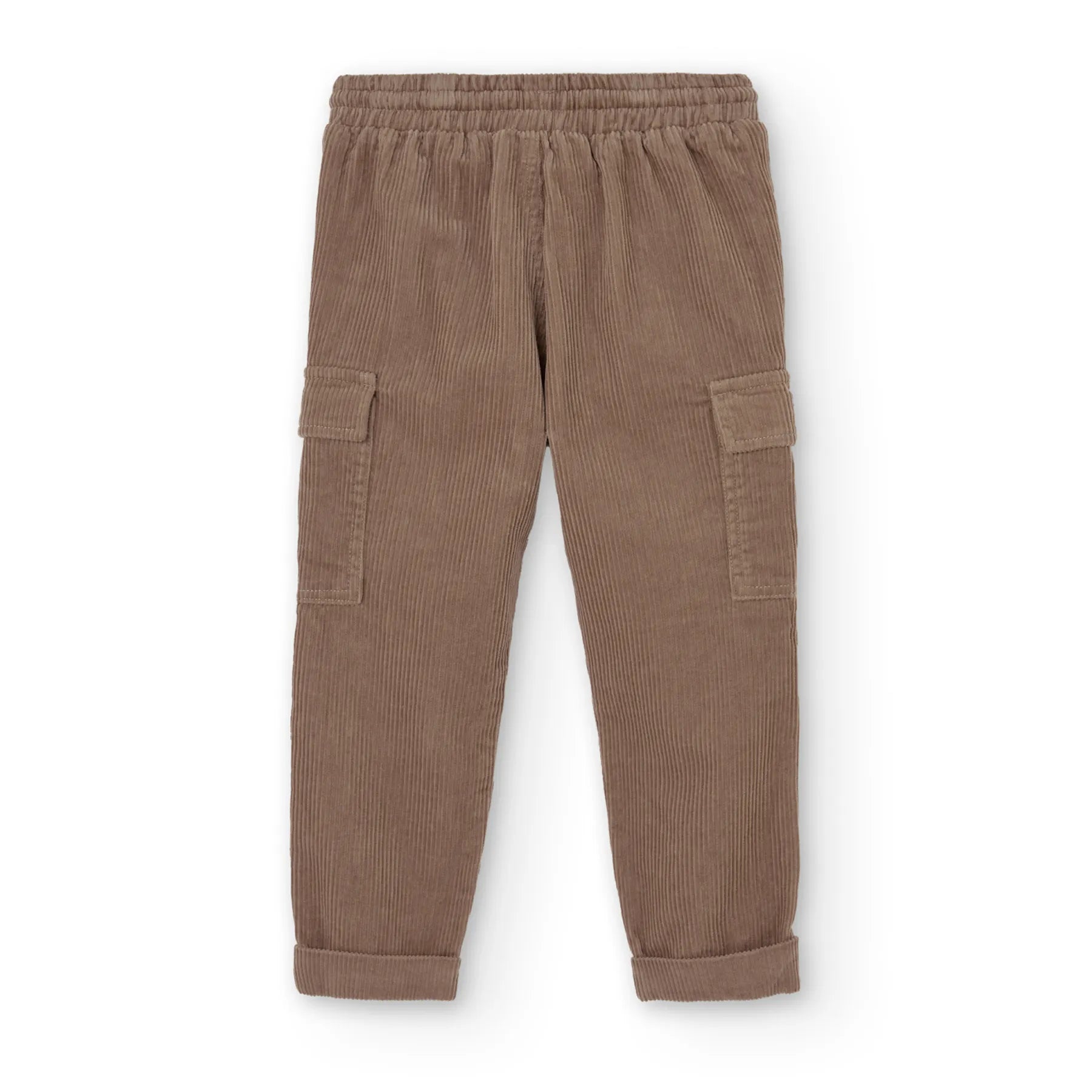 Pantaloni velluto per ragazzo marrone