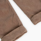 Pantaloni velluto per ragazzo marrone