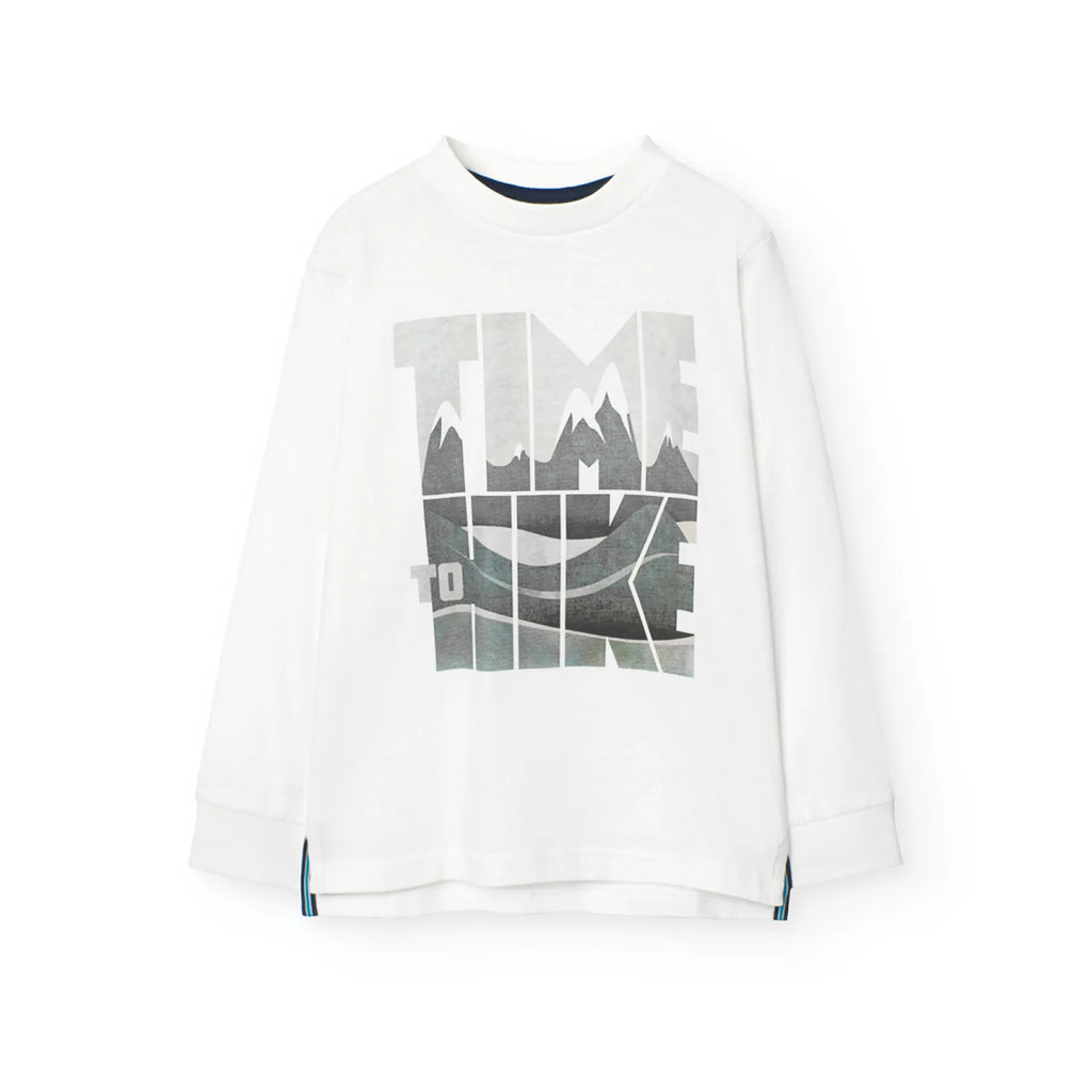 T-shirt manica lunga ‘time hike’
