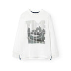 T-shirt manica lunga ‘time hike’