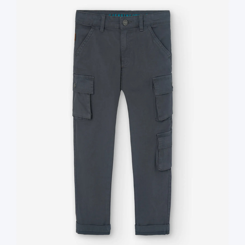 Pantaloni elasticizzati per ragazzo antracite
