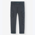 Pantaloni elasticizzati per ragazzo antracite