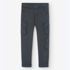 Pantaloni elasticizzati per ragazzo antracite