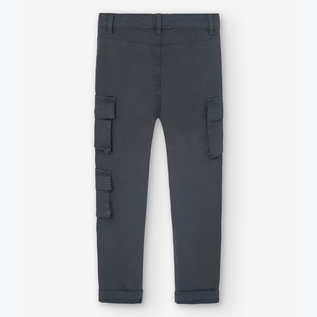 Pantaloni elasticizzati per ragazzo antracite