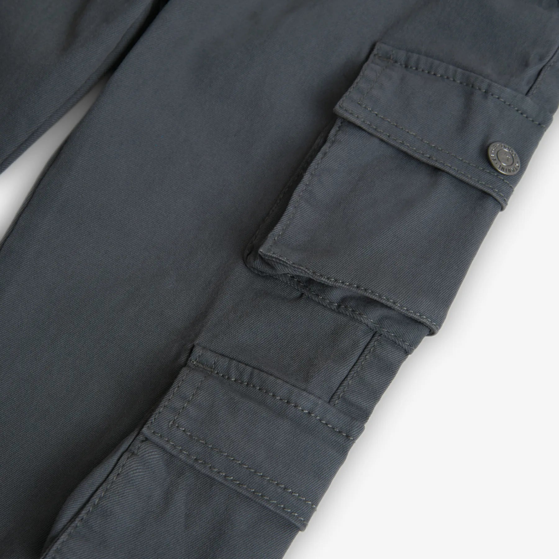 Pantaloni elasticizzati per ragazzo antracite
