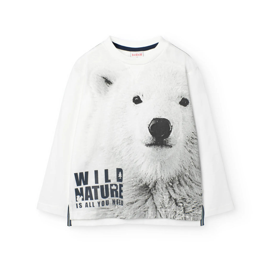 T-shirt manica lunga ‘wild nature’