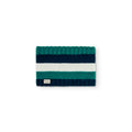 Scaldacollo tricot a righe blu