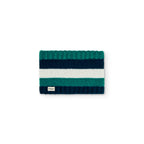 Scaldacollo tricot a righe blu