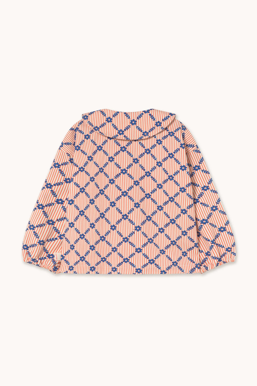 Camicia a quadri floreali