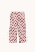 Pantalone a quadri floreali